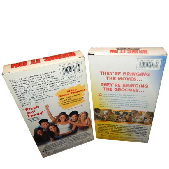 BRING IT ON & BRING IT ON AGAIN 2 vintage VHS bundle - Picture 3 of 7